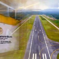 Dritte Infektionswelle verzögert die Eröffnung des Flughafens Betong in Yala