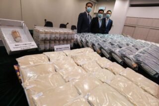 Hongkong entdeckt Heroin im Wert von 275 Millionen Baht aus Thailand