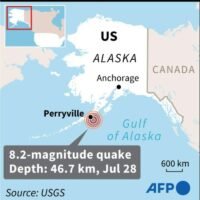 Tsunami Warnung - Erdbeben der Stärke 8,2 vor der Halbinsel Alaska