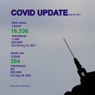 Covid 19 Update am 29 August 2021