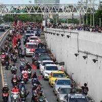 Letzte Automob Rallye mit neuen täglichen Protesten im Gange