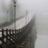 Durch Covid-19 wird die längste Holzbrücke des Landes geschlossen