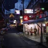 Die gedämpfte Atmosphäre in Bangkoks Stadtteil Silom, einst ein Zentrum von Bangkoks Nachtleben.