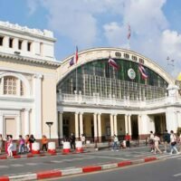 Die ikonische Kuppelstruktur des seit 105 Jahren geöffneten Bahnhofs Hua Lamphong wird renoviert.