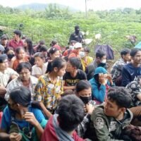 Datei Foto: In der Provinz Kanchanaburi werden illegale Migranten aus Myanmar festgenommen.