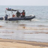 Marine geschickt, um sich mit der zweiten Ölpest vor Rayong zu befassen