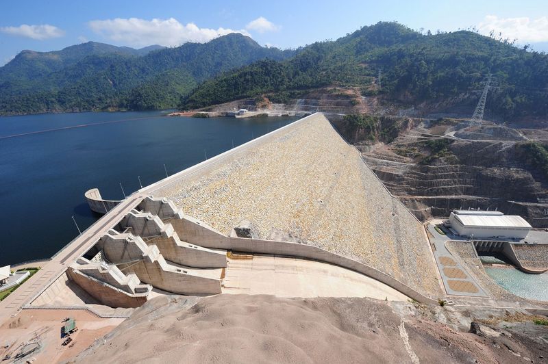Das Wasserkraftwerk Nam Ngum 2