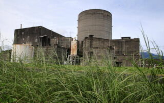 Das Kernkraftwerk Bataan (BNPP) wird am 16. September 2016 während einer Medientour durch das BNPP-Gelände in der Stadt Morong in der Provinz Bataan auf den Philippinen gesehen.