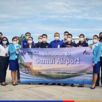 Ko Samui begrüßt seinen ersten internationalen Flug nach der Verschrottung von Test & Go