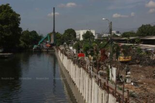 Das Rathaus in Bangkok versichert den Anwohnern, dass die Kanalarbeiten erforderlich sind