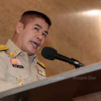 Der neue Vorsitzende der thailändischen Setthakij-Partei, Capt Thamanat Prompow