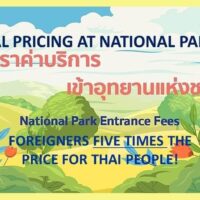 Doppelte Preisgestaltung in thailändischen Nationalparks erneut bestätigt_02