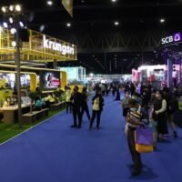 Geschäftsbanken bieten auf der Money Expo 2022, die im Mai im Impact Muang Thong Thani stattfindet, Angebote zu Finanzkrediten und Spareinlagen an. 