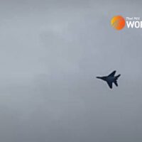 Die thailändische Luftwaffe lässt Kampfflugzeuge nach einem mutmaßlichen Einfall von Flugzeugen aus Myanmar abwehren