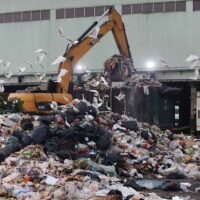 Eine Müllkippe im Stadtteil Nong Khaem, Bangkok