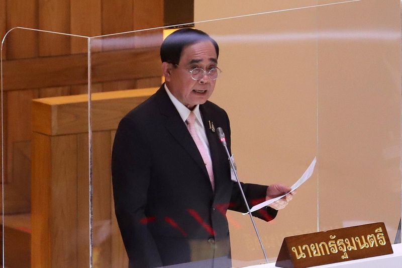 General Prayuth beantwortet Fragen am dritten Tag der Misstrauensdebatte