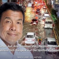 Bauarbeiter werden aufgefordert, alle Trümmer von den Wasserstraßen zu entfernen, während sich Bangkok auf die Sintflut vorbereitet