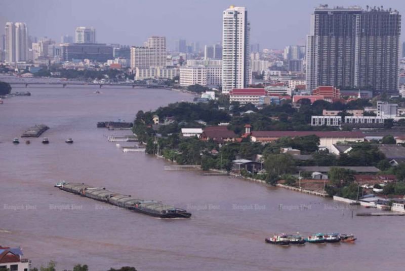 Chao Phraya steigt weiter an, starke Regenvorhersage für nächste Woche Chao Phraya steigt weiter an, starke Regenvorhersage für nächste Woche