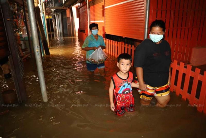 Weitere Überschwemmungen im Chao Phraya in dieser Woche Weitere Überschwemmungen im Chao Phraya in dieser Woche