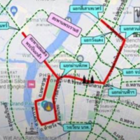 Straßensperrungen in Bangkok für die Schutzübungen der Autokolonnen der APEC-Führer