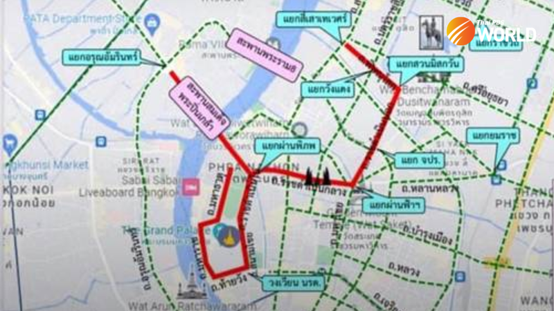 Straßensperrungen in Bangkok für die Schutzübungen der Autokolonnen der APEC-Führer