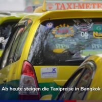 Passagiere in Bangkok können damit rechnen, dass die Kosten für Taxifahrten ab heute (16. Januar) steigen werden, wenn die neue Tarifstruktur für Taxen in Kraft tritt. Das Verkehrsministerium hat die Taxipreise in Bangkok mit einer am Donnerstag in der Royal Gazette veröffentlichten Ankündigung aktualisiert. Die Fahrpreise werden jedoch schrittweise steigen, da die Taxifahrer zunächst eine Zähleranpassung und Überprüfung beim Department of Land Transport (DLT) beantragen müssen.