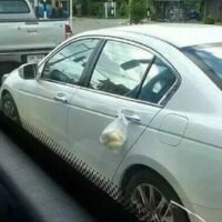 Ein witziger Autofahrer erregte Aufmerksamkeit, als sie mit Duriantüten, die an ihrem Auto hingen, durch die Stadt fuhren. Der merkwürdige Vorfall wurde von einem anderen Fahrer mit der Kamera festgehalten, der das Filmmaterial in den sozialen Medien teilte. Der Clip ging schnell viral, und die Internetnutzer amüsierten sich über den Einfallsreichtum des Fahrers, die berühmt aromatische Frucht während der Fahrt außerhalb des Fahrzeugs zu halten.