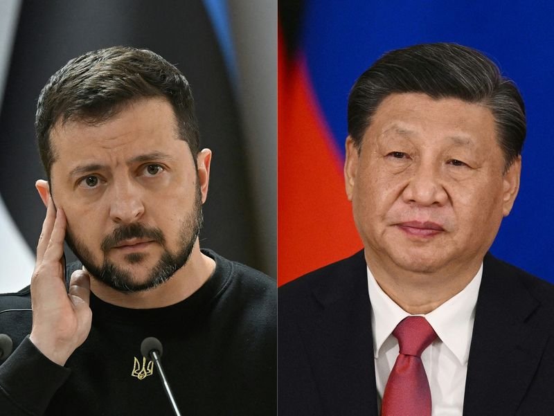 Der chinesische Staatspräsident Xi Jinping sprach am Mittwoch zum ersten Mal seit der russischen Invasion in der Ukraine mit dem Ukrainer Wolodymyr Selenskyj und erfüllte damit ein langjähriges Ziel Kiews, das solche Gespräche monatelang öffentlich angestrebt hatte.