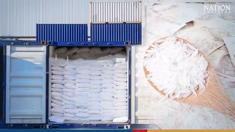 Thailands Reisexporte stiegen im ersten Quartal dieses Jahres gegenüber dem Vorjahr um 8,48 % auf über 2 Millionen Tonnen, sagte Regierungssprecher Anucha Burapachaisri heute am Dienstag (2. Mai).<br /> Thailands Reisexporte stiegen im ersten Quartal dieses Jahres gegenüber dem Vorjahr um 8,48 % auf über 2 Millionen Tonnen, sagte Regierungssprecher Anucha Burapachaisri heute am Dienstag (2. Mai). Er sagte, dass von Januar bis März dieses Jahres 2,06 Millionen Tonnen Reis im Wert von 38,06 Milliarden Baht exportiert wurden, was einem Anstieg von 29,26 % gegenüber dem Vorjahr entspricht.