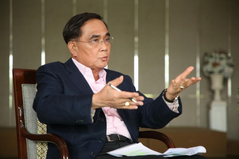 Premierminister Prayuth Chan o-cha beharrt darauf, dass er nach den Wahlen vom 14. Mai nicht Teil einer Minderheitsregierung sein möchte, obwohl dies laut Verfassung möglich sei. Premierminister Prayuth Chan o-cha beharrt darauf, dass er nach den Wahlen vom 14. Mai nicht Teil einer Minderheitsregierung sein möchte, obwohl dies laut Verfassung möglich sei.