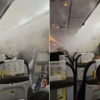 Passagiere eines Scoot Fluges von Singapur nach Bangkok fürchteten um ihr Leben, als das Flugzeug am Dienstag Nachmittag aufgrund eines technischen Defekts in Brand geriet. Von einem Passagier des TR605 Fluges aufgenommene Bilder zeigten eine mit Rauchwolken gefüllte Kabine. Der Airbus A321 startete um 15:56 Uhr in Bangkok und sollte um 19:15 Uhr in Singapur ankommen.