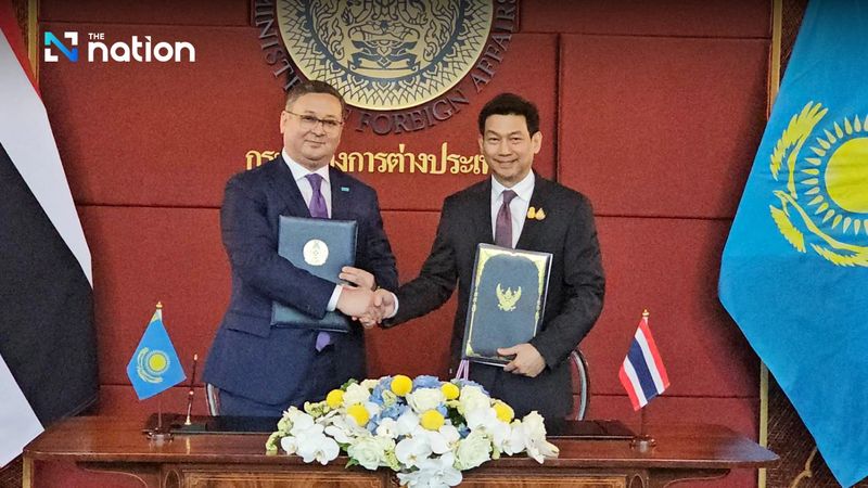 Inhaber eines thailändischen und kasachischen Reisepasses können bald 30 Tage lang visumfreien Urlaub genießen, nachdem beide Länder ein gegenseitiges Abkommen über die Befreiung von der Visumpflicht (Touristenvisa) unterzeichnet haben.