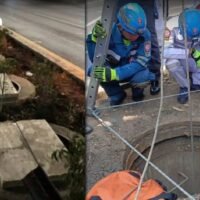 Ein unterirdisches Stromkabelprojekt auf der Lat Phrao Road in Bangkok wurde gestoppt, nachdem am Freitagmorgen ein 50-jähriger Mann in ein 15 Meter tiefes Loch in den Tod gestürzt war. Alle für das Projekt gegrabenen Löcher würden in drei Tagen abgedeckt, teilte eine Nachrichtenquelle am Freitag mit.