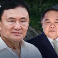 Ex-Premierminister Thaksin Shinawatra wirft General Prawit wegen der Versuche der Senatoren, Premierminister Srettha wegen angeblicher Verstöße gegen die Ethik zu stürzen, den Fehdehandschuh hin.