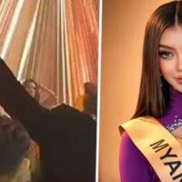 Beim Schönheitswettbewerb „Miss Grand International 2024“ kam es gestern (26. Oktober) zu Aufruhr, als der nationale Direktor von Myanmar der Kandidatin seines Landes Krone und Schärpe entriss und abnahm. Diese war zur Zweitplatzierten erklärt worden, nachdem Miss India Rachel Gupta den Wettbewerb gewonnen hatte, berichtete die Zeitung Naewna.