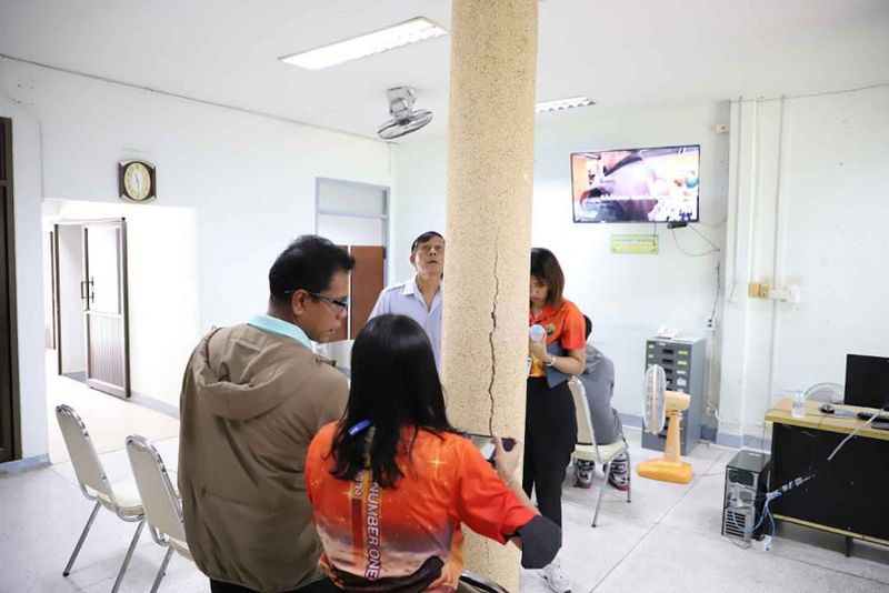 Am frühen Donnerstagmorgen wurden in der nördlichen Provinz Nan zwei Erdstöße registriert, nachdem das Erdbeben vom Mittwoch in der südlichen Provinz Nakhon Si Thammarat Risse verursacht hatte.