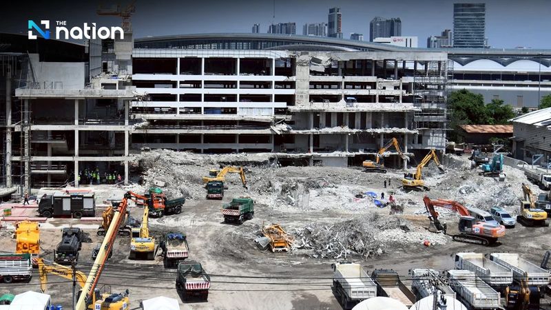 Die Bergung und der Abriss des eingestürzten Gebäudes des State Audit Office (SAO) in Bangkok schreiten weiter voran. Am 9. Mai 2025 um 18:00 Uhr meldete die Bangkok Metropolitan Administration (BMA), dass 109 Personen von dem Vorfall betroffen waren. 89 Tote wurden bestätigt, vier wurden lebend gefunden, neun wurden verletzt und sieben werden noch vermisst.