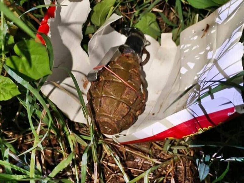 Eine explosive Wendung lässt Beamte bei einer routinemäßiger Verfolgung fassungslos zurück. Eine 39-jährige Frau wurde festgenommen, nachdem sie mit einem Motorrad von einem Polizeikontrollpunkt geflohen war . Man fand sie mit einer MK2-Granate, auch bekannt als Ananasgranate, im Gras vor ihrem Haus versteckt. Sie behauptete, sie habe sie zur Selbstverteidigung benutzt.