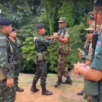 Die 2. Armee gibt bekannt, dass kambodschanische Truppen in thailändisches Gebiet einmarschieren, um Provokationen zu inszenieren, Videos zu drehen und IO durchzuführen, um ihre Dominanz über die thailändischen Streitkräfte darzustellen.