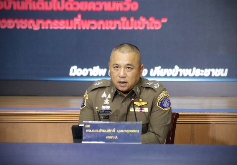 Die Polizei der Abteilung für Verbrechensbekämpfung hat ein großes Netzwerk von Geldwäschekonten zerschlagen und dabei 70 Fälle von Online-Betrug aufgedeckt, die mit einem einzigen Dorf in Verbindung stehen und einen Gesamtschaden von 21 Millionen Baht verursachen. Mehr als 30 Dorfbewohner wurden als Verdächtige identifiziert, während vier mutmaßliche Organisatoren bei koordinierten Razzien in drei Provinzen festgenommen wurden.