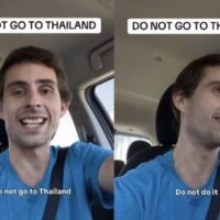 Ein ausländischer TikTok-Nutzer ging viral, nachdem er ein augenzwinkerndes Video veröffentlichte, in dem er die Leute davor warnte, Thailand zu besuchen, nur um dann zu enthüllen, dass er sich in das Land verliebt hatte. Der Clip, der am 25. Februar 2026 veröffentlicht und von Khaosod English gemeldet wurde , erregte schnell große Aufmerksamkeit im Internet. Thailändische und ausländische Zuschauer reagierten zahlreich und teilten ihre Reaktionen und Reisepläne
