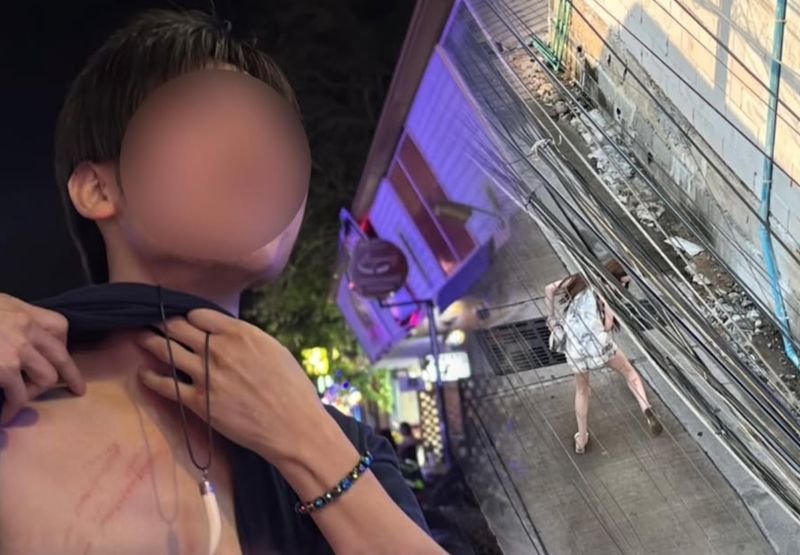 Ein 33-jähriger japanischer Tourist hat Anzeige erstattet, nachdem er am frühen Morgen des 13. März 2026 in einem Hotelzimmer in Pattaya mutmaßlich von einem Transmann angegriffen und ausgeraubt wurde. Das Opfer, Herr Ichiki Yuta, gab an, bei dem Vorfall verletzt worden zu sein, sein Handy beschädigt und einen erheblichen Geldbetrag verloren zu haben. Die Polizei wertet derzeit Videoaufnahmen aus und sammelt Beweismaterial im Rahmen der laufenden Ermittlungen.