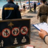 . Das thailändische Innenministerium hat die Provinzbehörden landesweit angewiesen, entschieden gegen ungebührliches Verhalten ausländischer Touristen vorzugehen. Zuwiderhandlungen könnten mit dem Entzug des Visums und der sofortigen Abschiebung geahndet werden. Dieser Schritt erfolgte nach Berichten über ausländische Besucher, die in mehreren Provinzen gegen Gesetze verstoßen, Einheimische eingeschüchtert und Touristenvisa missbraucht haben.
